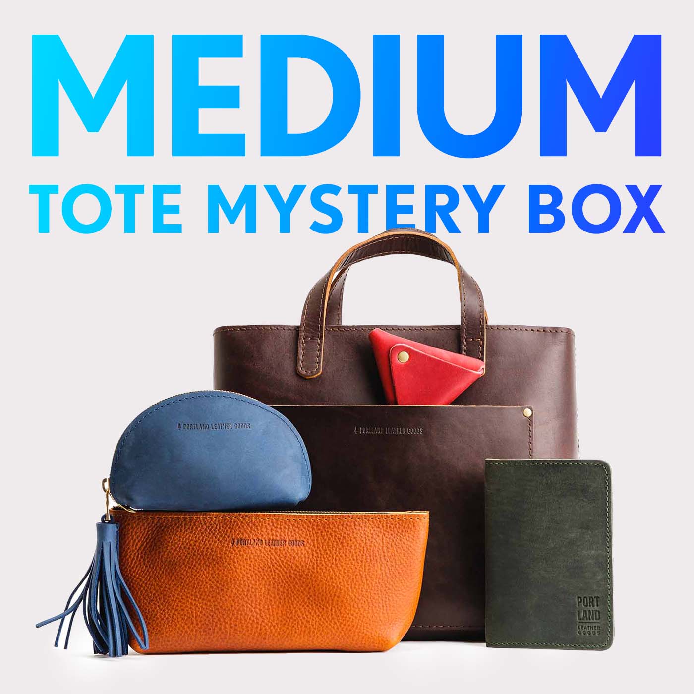 Portland Leather Tote Mystery Box, Mystery Tote (Only)
