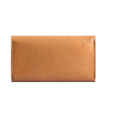 Shortbread | Large leather wallet with a snap