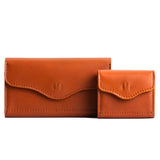 Tuscany | Small leather wallet with a snap