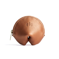 All Color: Hava | Leather fortune cookie shaped pouch