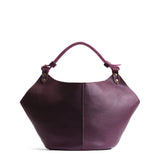 Plum Small | Structured bucket shaped handbag with an adjustable shoulder strap