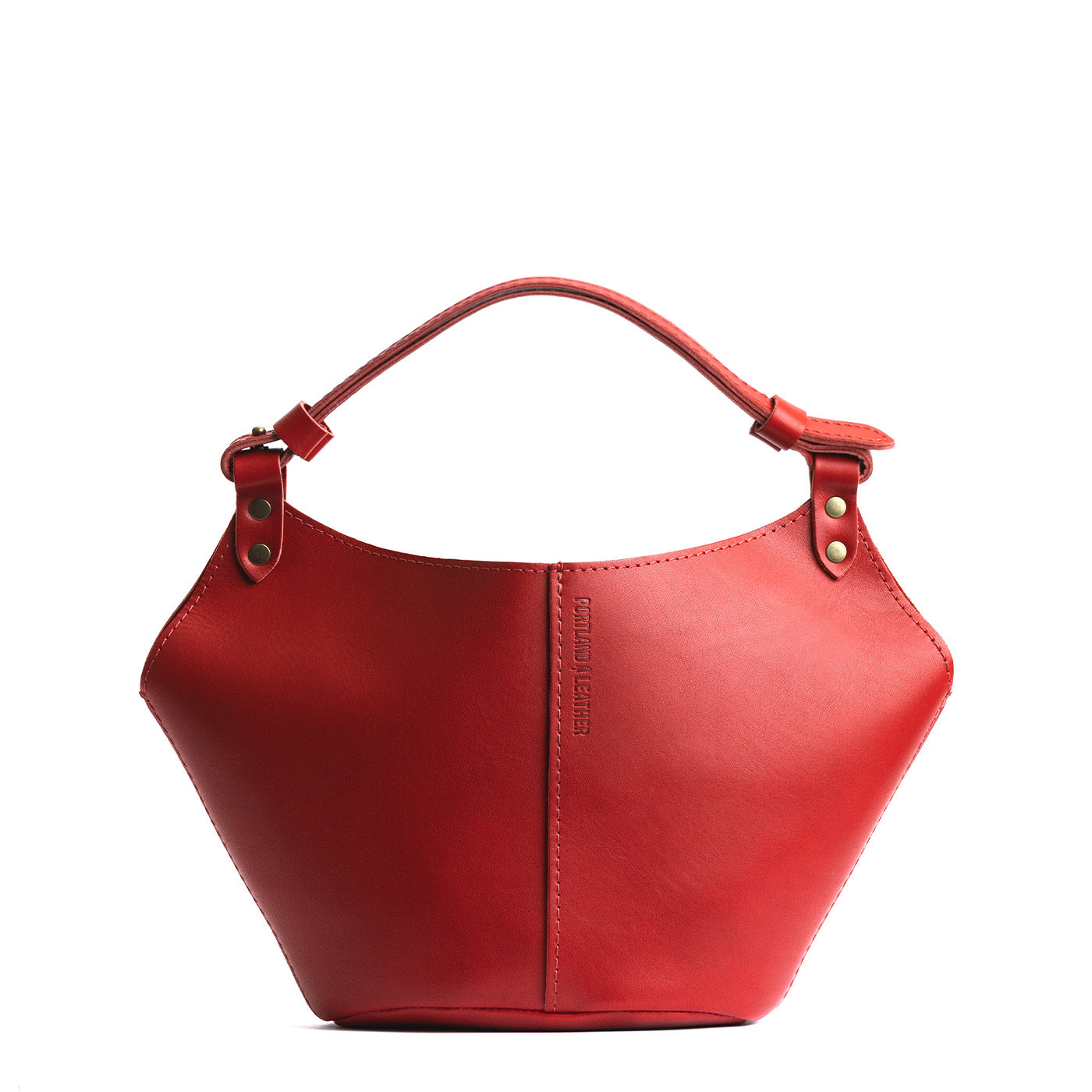 Ruby*Small | Structured bucket shaped handbag with an adjustable shoulder strap | Structured bucket shaped handbag with an adjustable shoulder strap