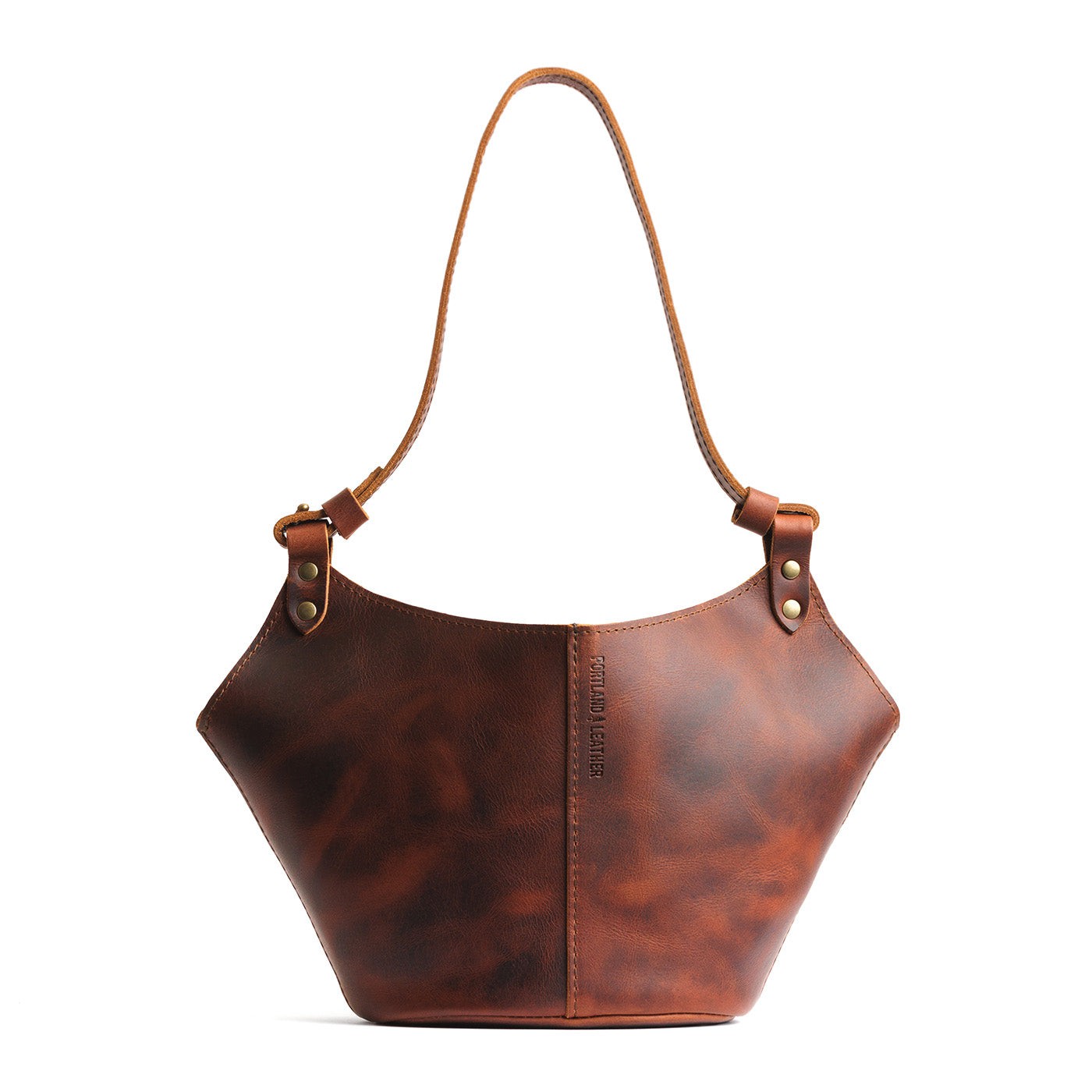 Lava*Small | Structured bucket shaped handbag with an adjustable shoulder strap