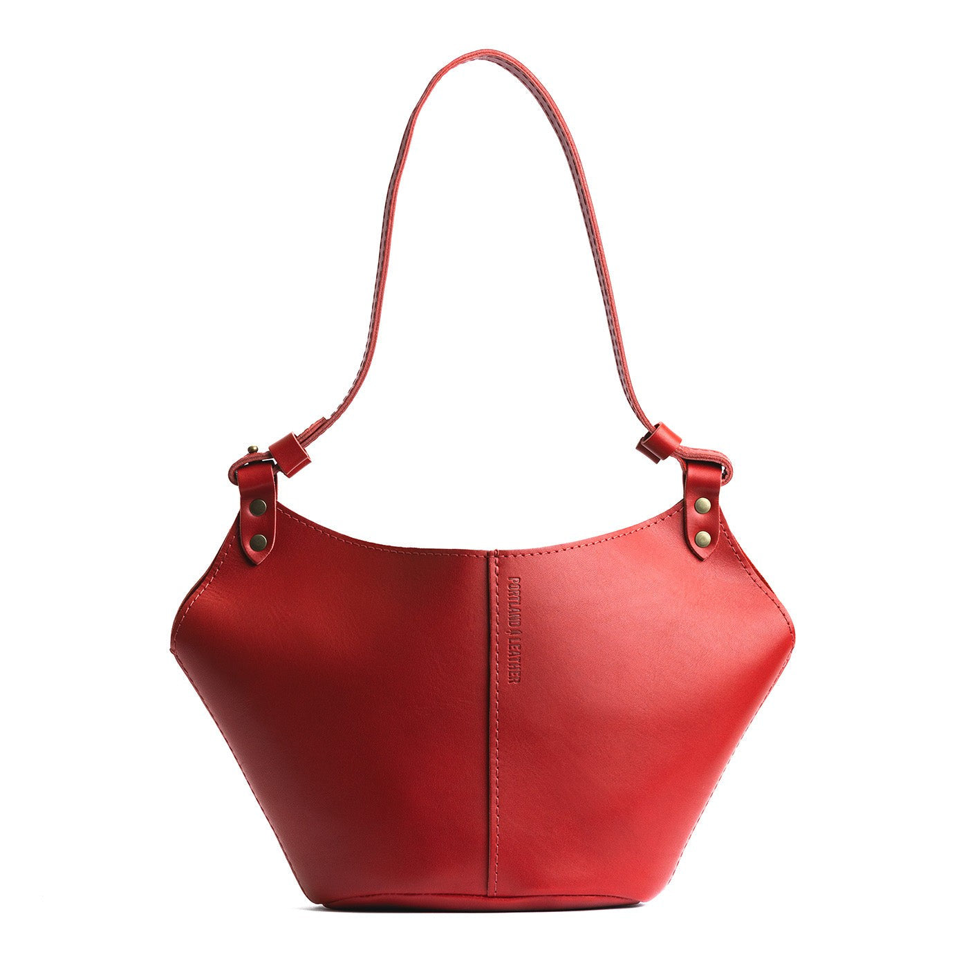 Ruby*Small | Structured bucket shaped handbag with an adjustable shoulder strap