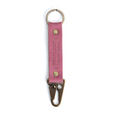 Foxglove Long| leather logo branded keychain 