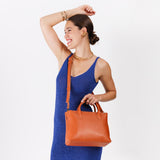 Persimmon Zipper | Crossbody bag with petite handles