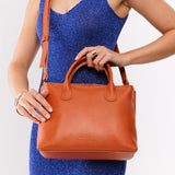 Persimmon Zipper | Crossbody bag with petite handles