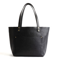 Pebbled--black*Classic | Leather Purse Handmade tote