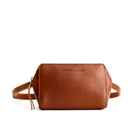  Honey | Petite bag with top zipper closure and adjustable belt strap