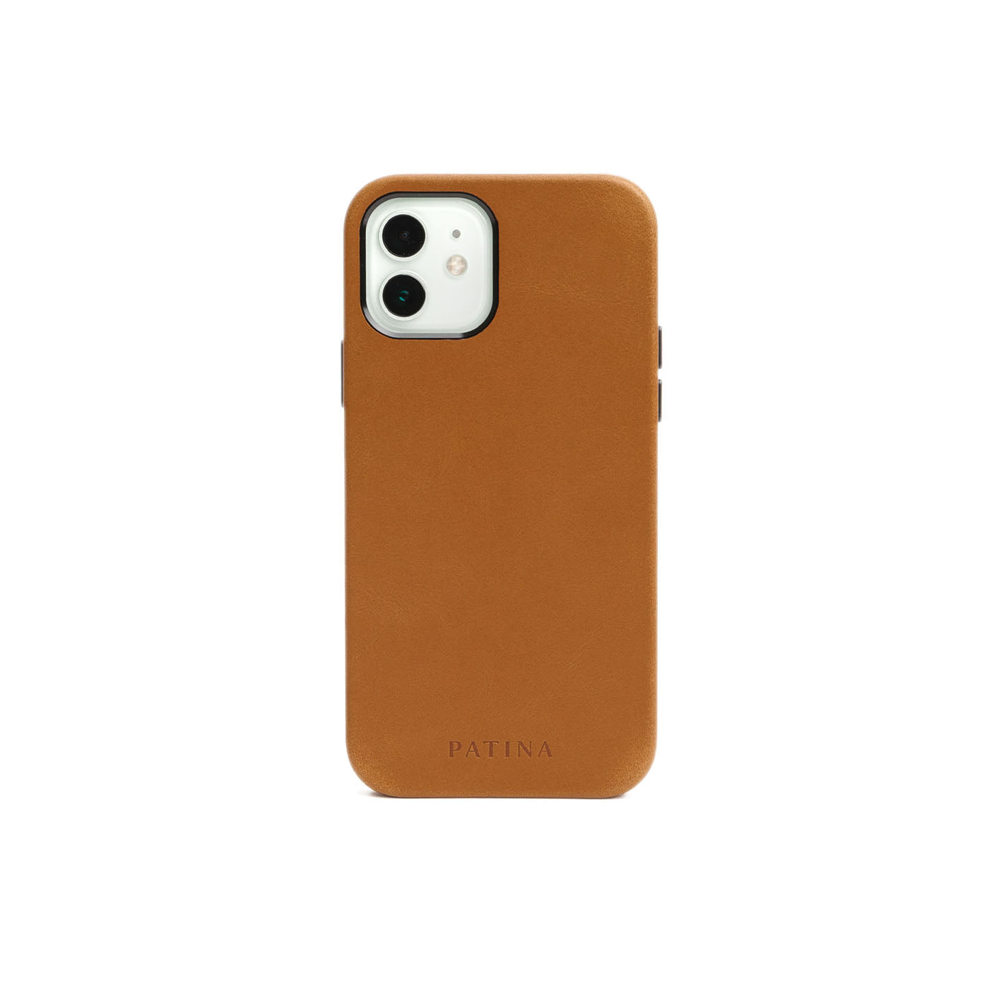 Contact's Family 100% Cow Leather Phone Case For Iphone 13 12 Men