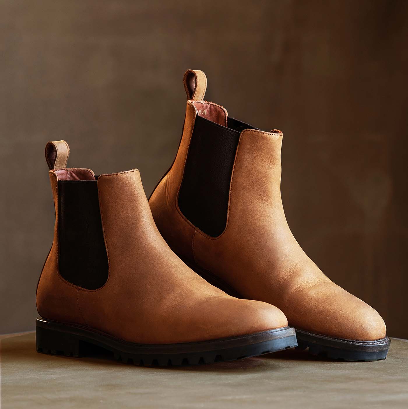 Brown Chelsea Boots for Men, Leather Chelsea Boots
