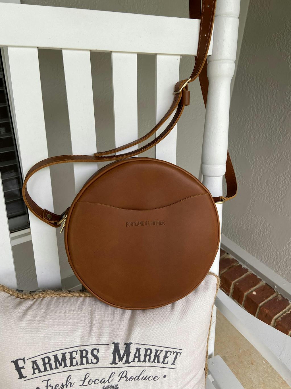 Almost Perfect Circle Crossbody Portland Leather Goods