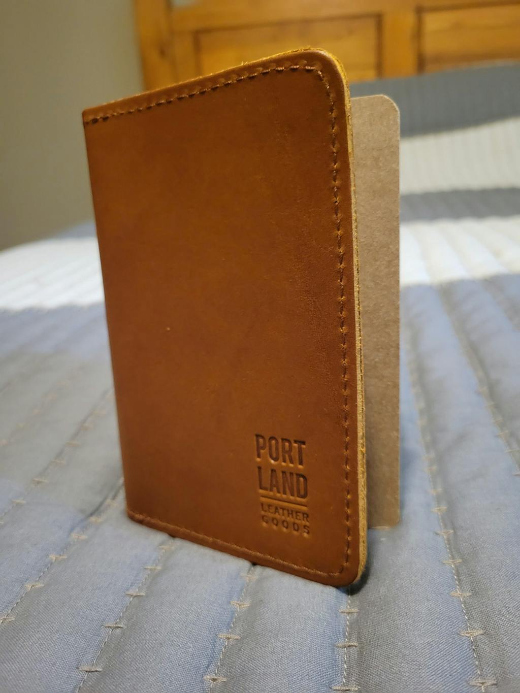 Portland 2024 Leather Notebook/Passport Case, Peacock