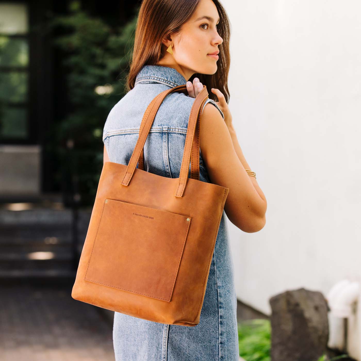 Crossbody Tote Portland Leather Goods