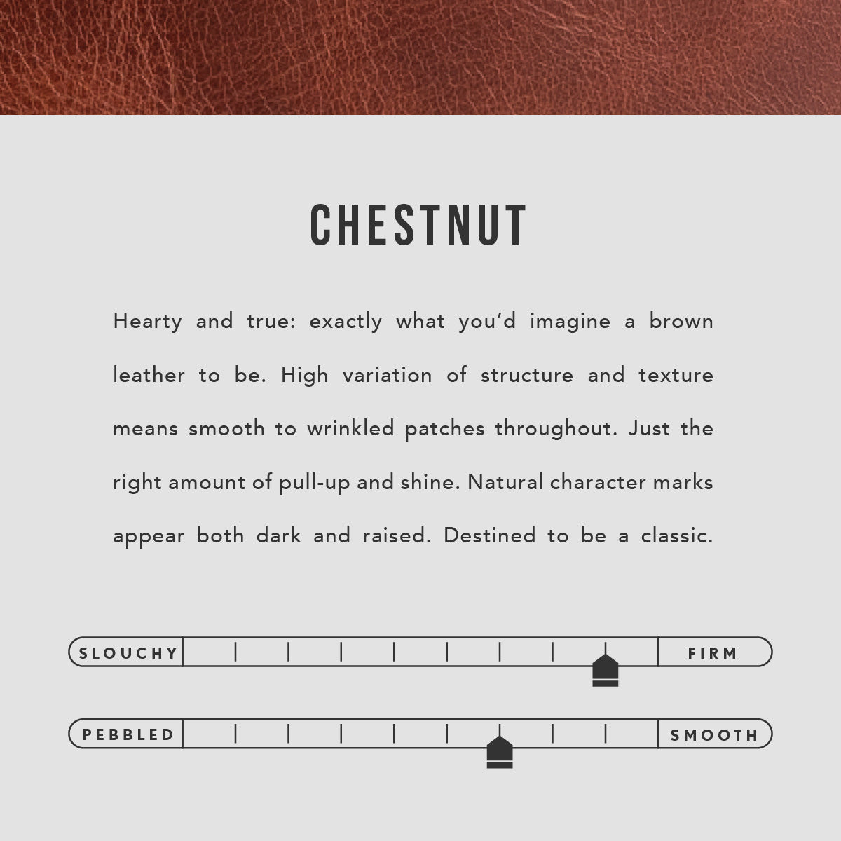 Chestnut | Petite bucket shaped tote bag with matching leather handles | infographic