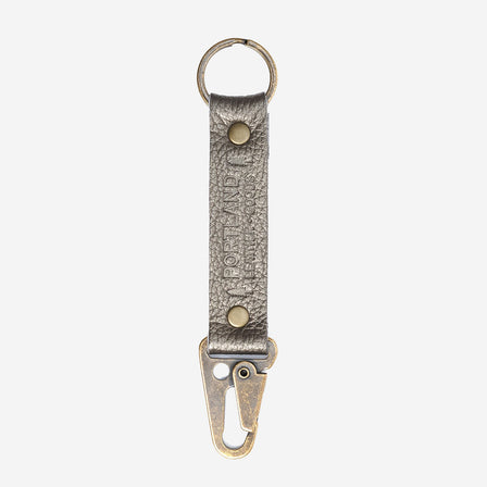 Stardust*Long | leather logo branded keychain 