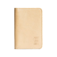 Champagen | Leather passport case with PLG logo