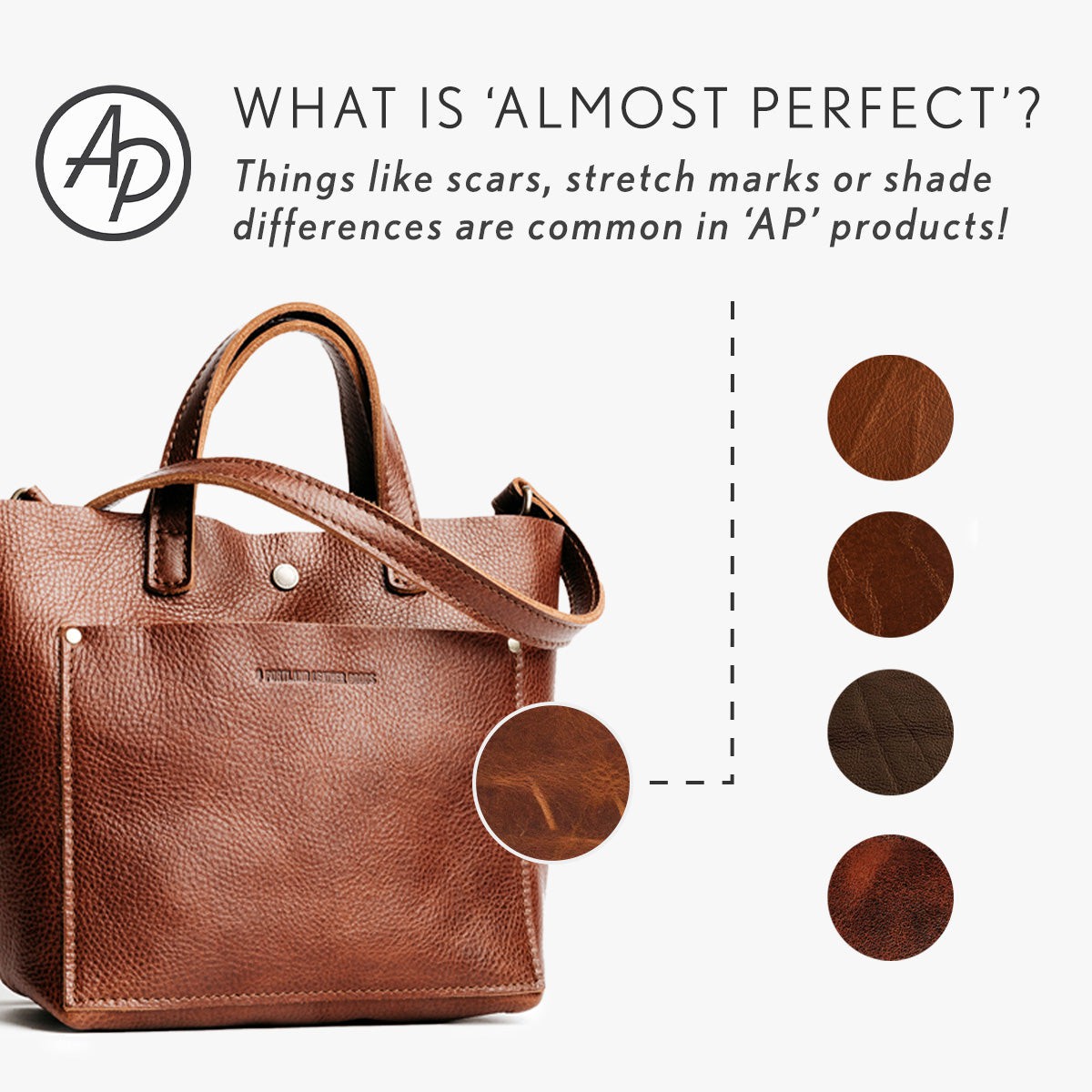 Almost Perfect Leather Tote Bag Portland Leather Goods