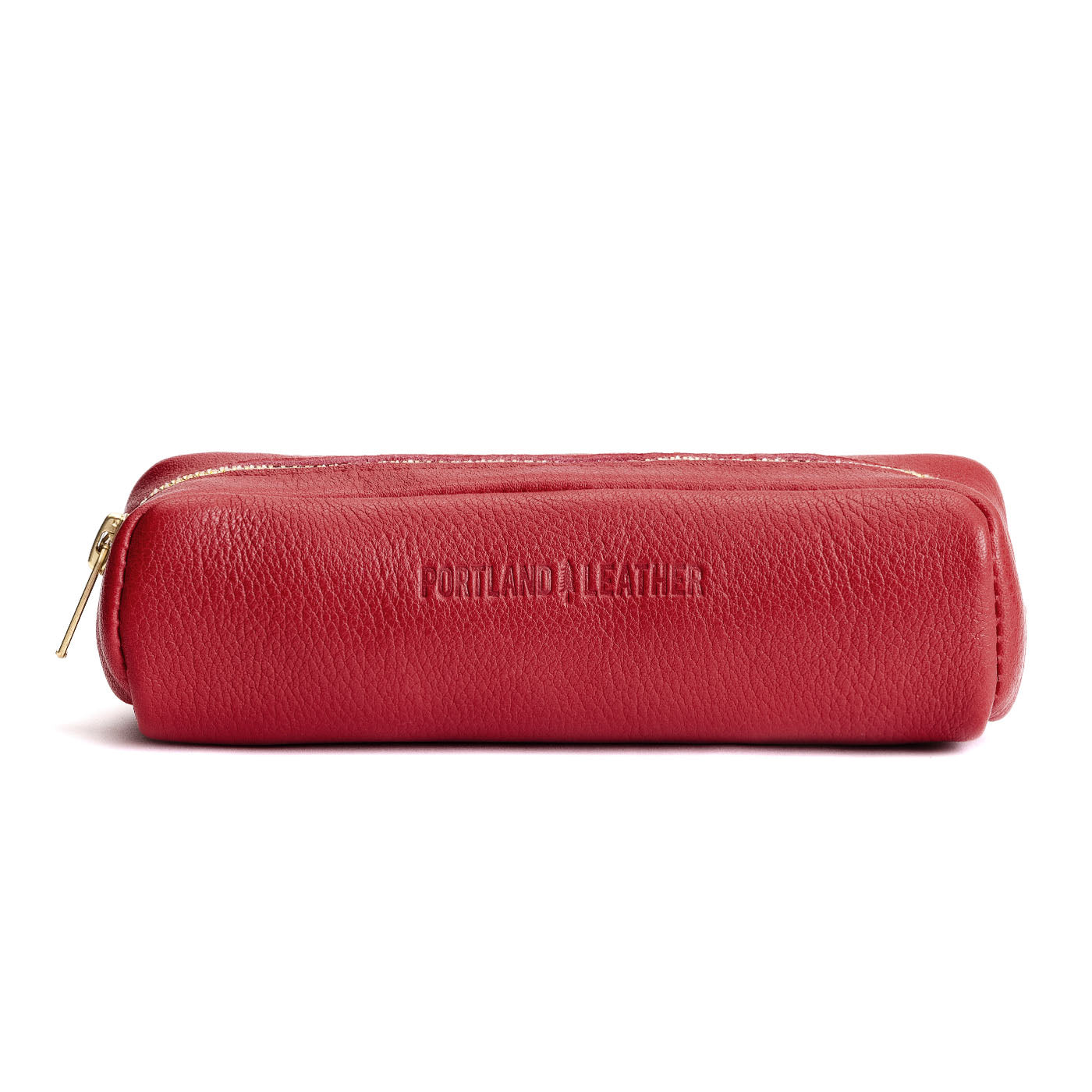 Sugar | Leather pouch with a curved top and zipper