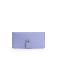 Jacaranda | Leather wallet with snap closed