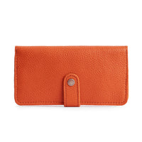 Koi | Leather wallet with snap closed