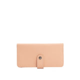 Mamey | Leather wallet with snap closed