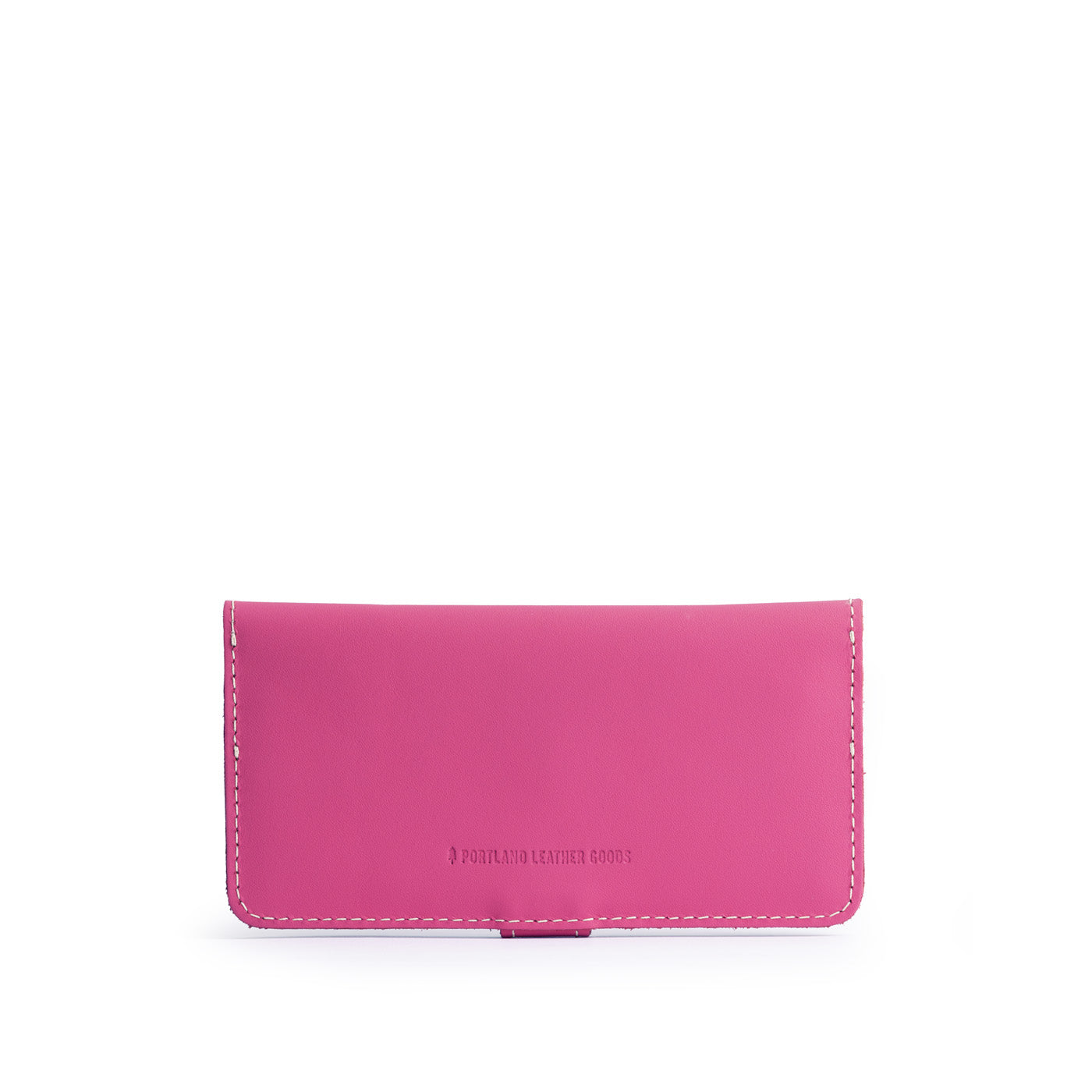 Margot | Back of leather wallet with snap closed