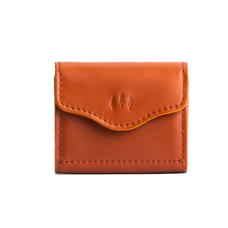 Tuscany | Small leather wallet with a snap
