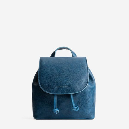 Caspian | Slouchy leather bucket backpack