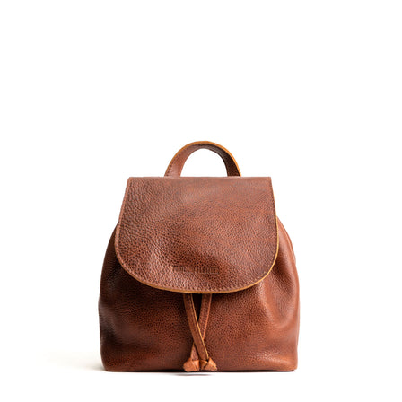 All Color: Nutmeg | Slouchy leather bucket backpack