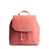 Watermelon | Slouchy leather bucket backpack