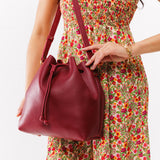 Flamenco Large | Slouchy crossbody bag with drawstring closure