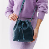 Caspian Small | Slouchy crossbody bag with drawstring closure