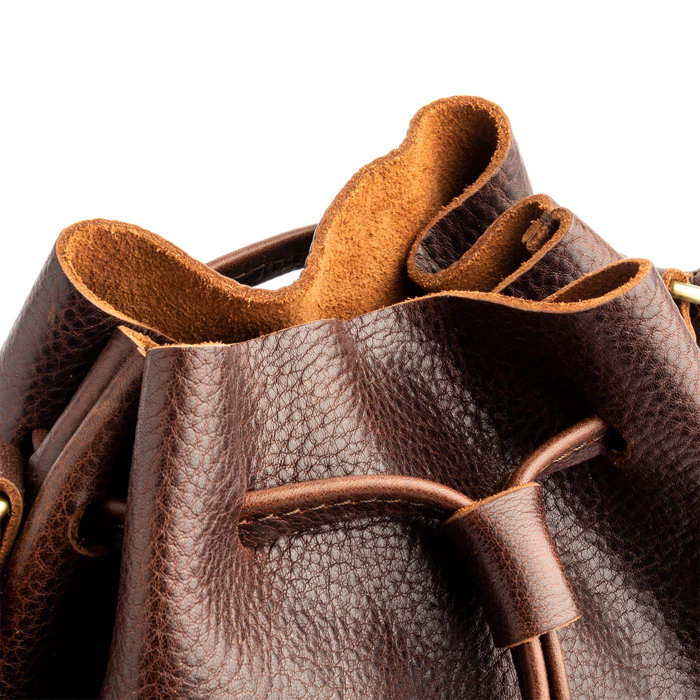 Madewell The Portland purchases Brown Leather Bucket Bag Purse