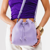 Wisteria Small | Slouchy crossbody bag with drawstring closure