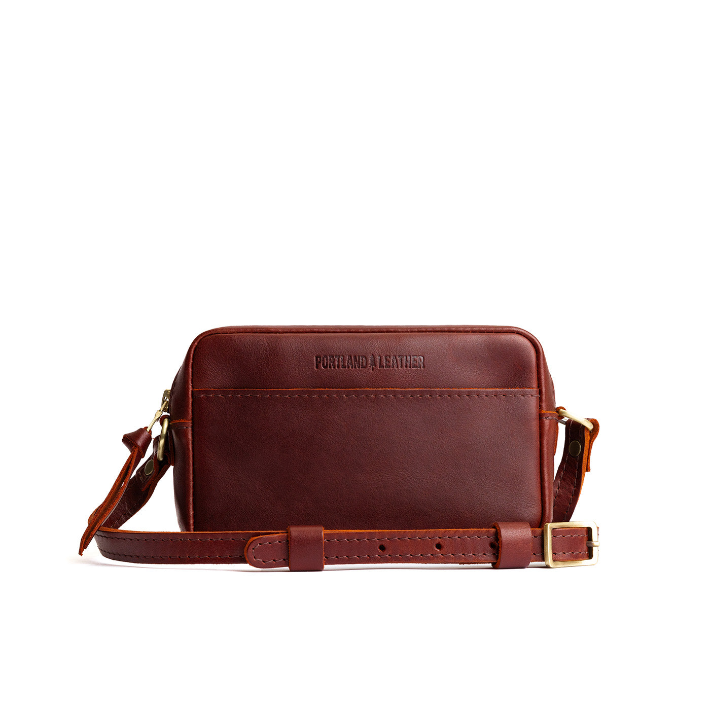 PLG Portland online Leather Goods Mini Crossbody Storm