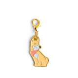 Nala | Dog shaped charm with lobster clasp