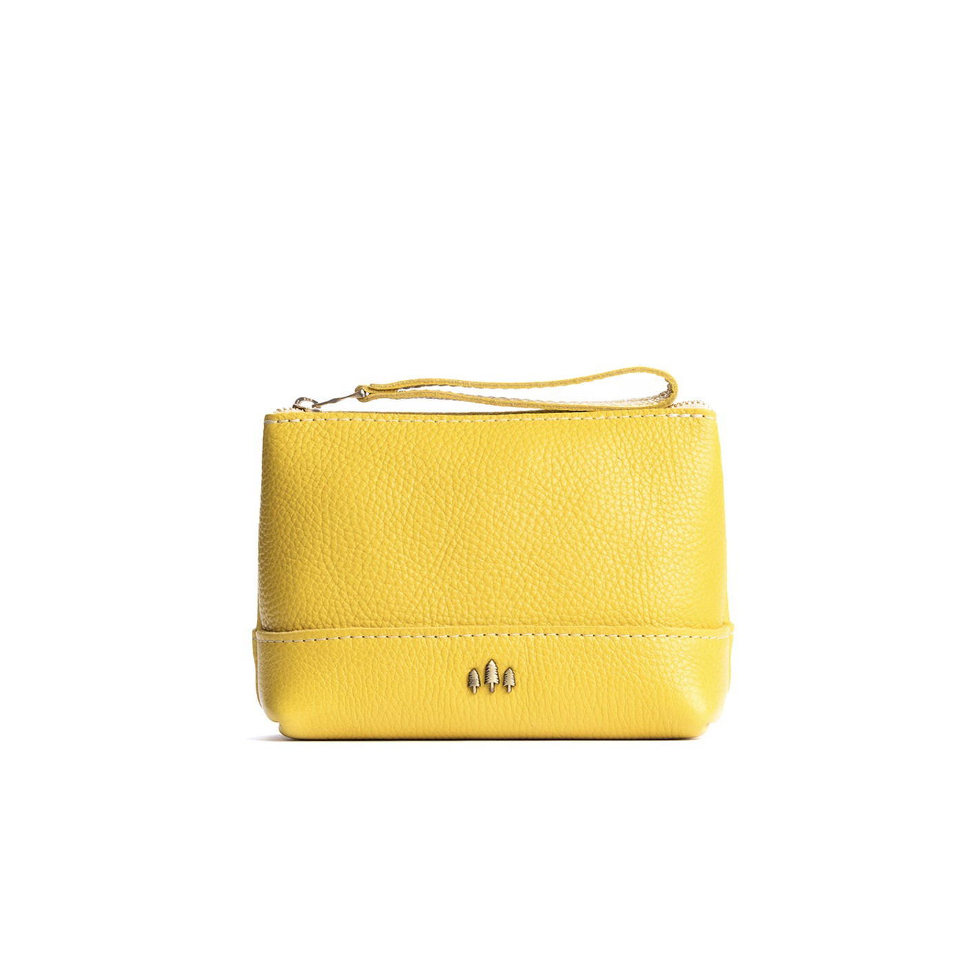 Naples*Large | Zip top rectangular pouch with wide base and narrow top