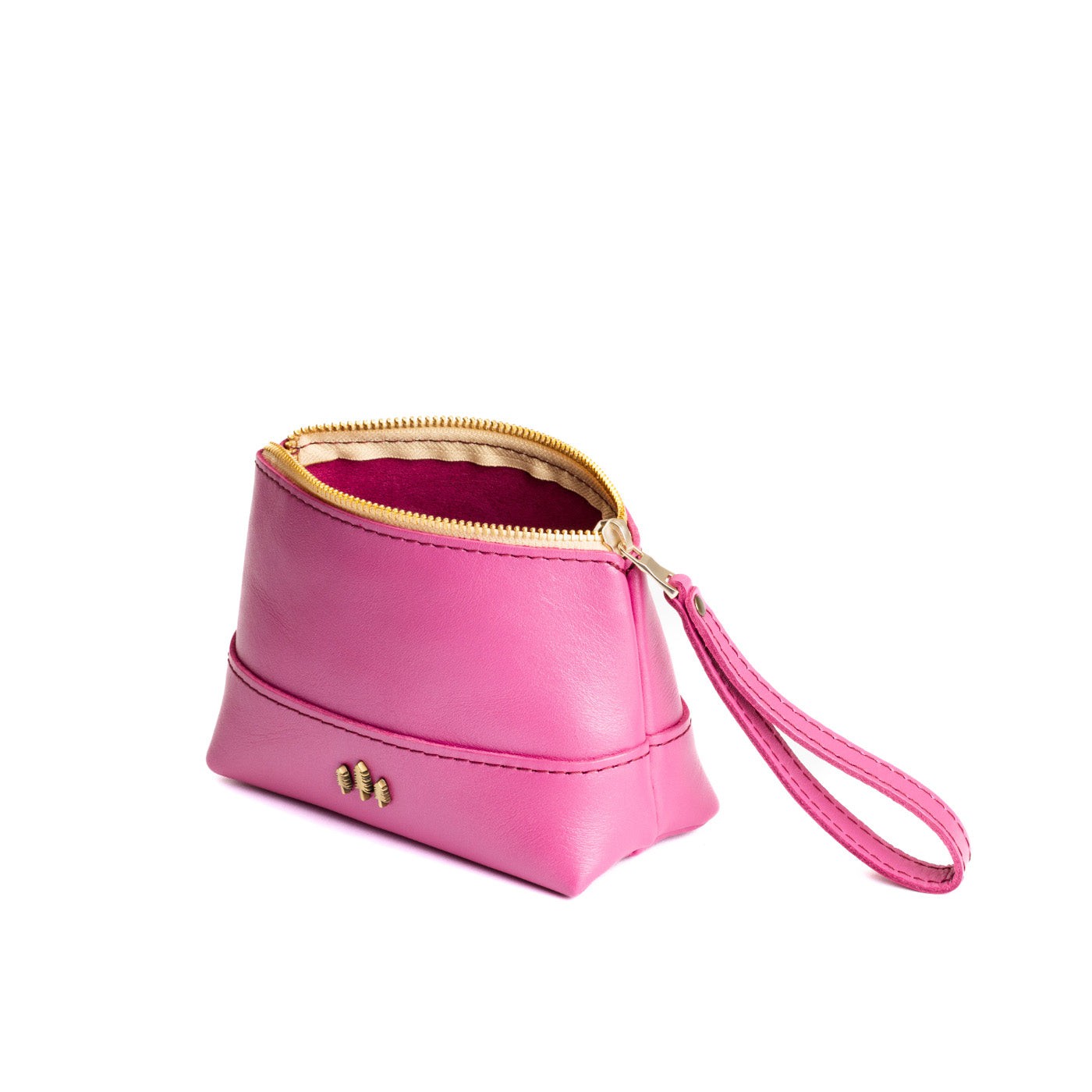 Lip Gloss*Medium | Zip top rectangular pouch with wide base and narrow top