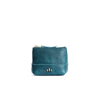 Lagoon*Small | Zip top rectangular pouch with wide base and narrow top