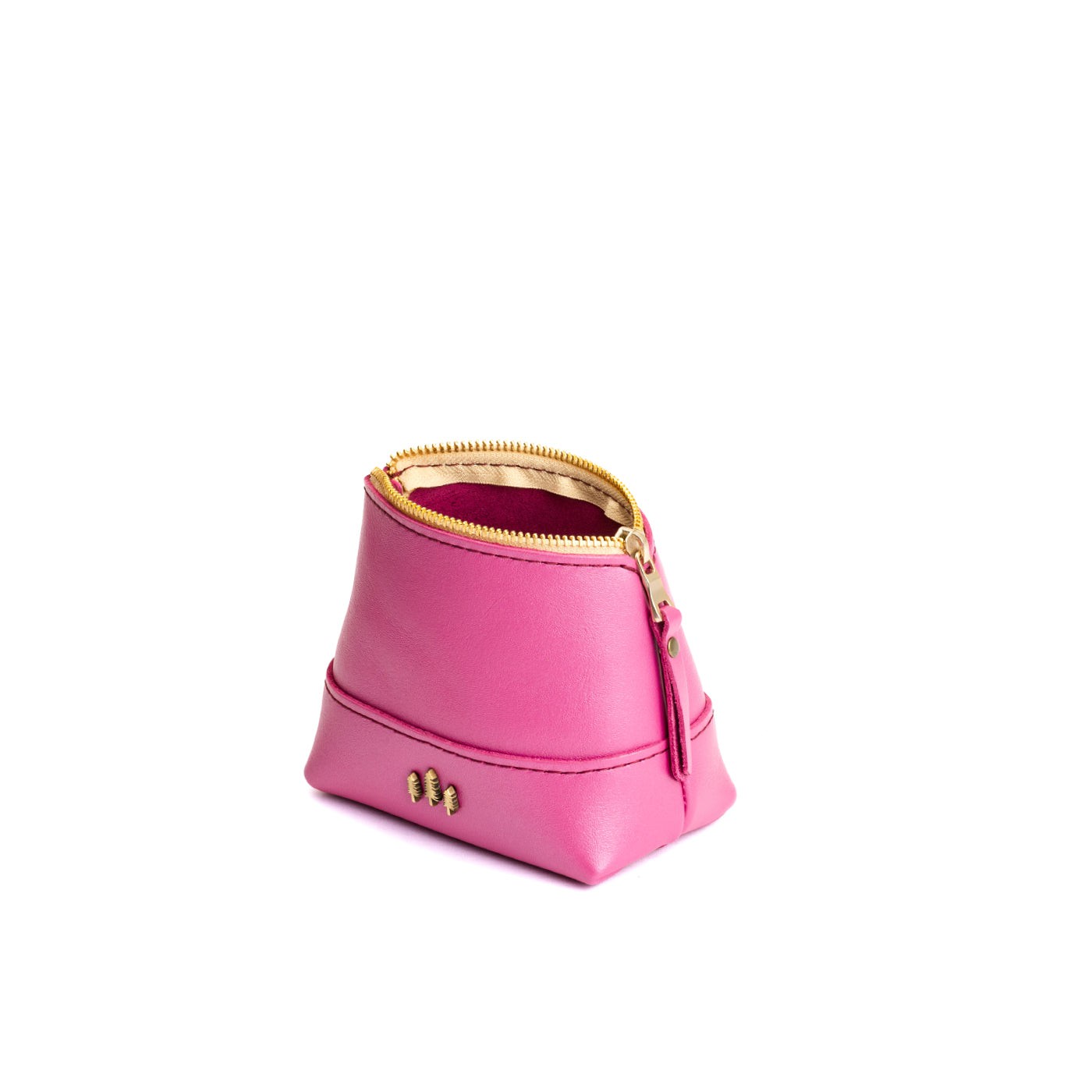 Lip Gloss*Small | Zip top rectangular pouch with wide base and narrow top