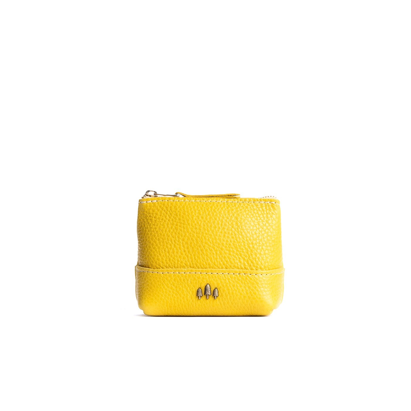 Naples*Small | Zip top rectangular pouch with wide base and narrow top