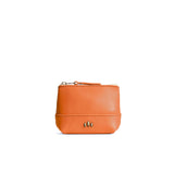 Persimmon Small | Zip top rectangular pouch with wide base and narrow top