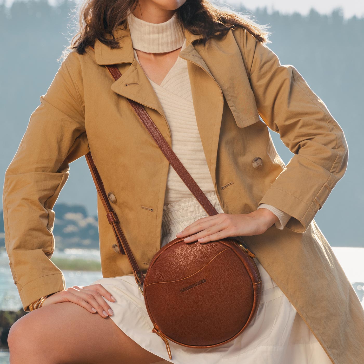 Portland popular Leather Goods Large Circle