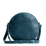 Lagoon Large | Circle shaped crossbody bag with top zipper