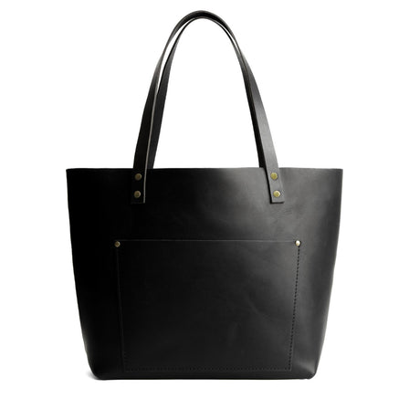 Leather Tote Bag Portland Leather Goods tagged Zipper