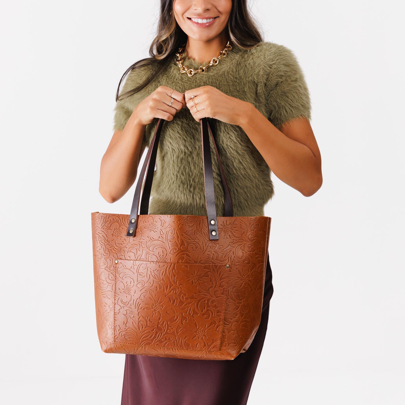 Portland leather deals goods mullberry large tote