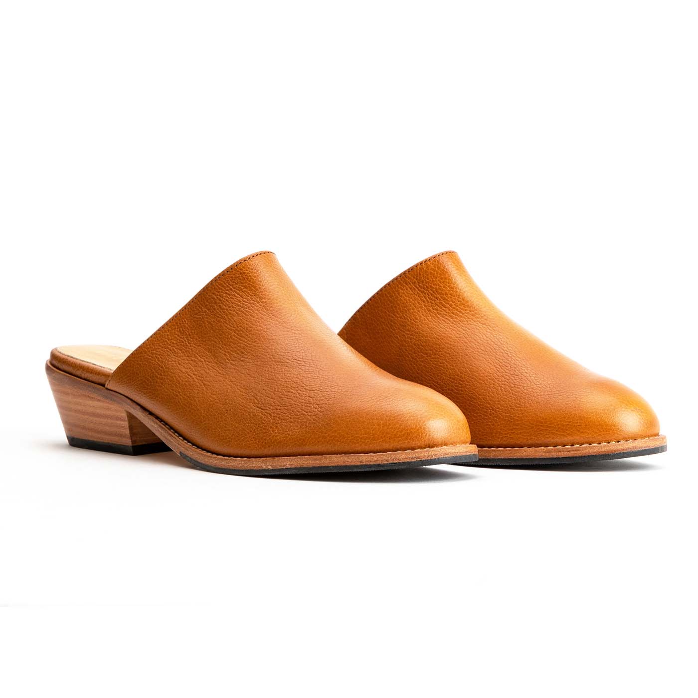 Tan on sale mules shoes