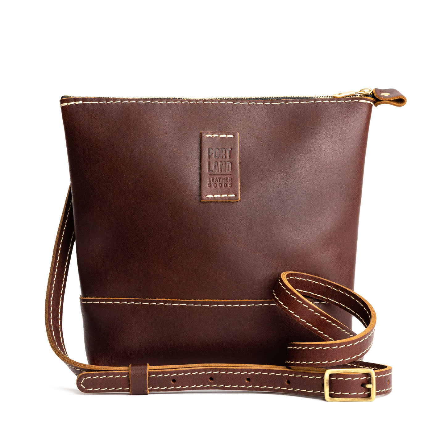 Cognac Brown Mini Crossbody Bag Man Canvas Messenger With 