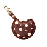 Cognac | Cookie shaped keychain with swivel clasp